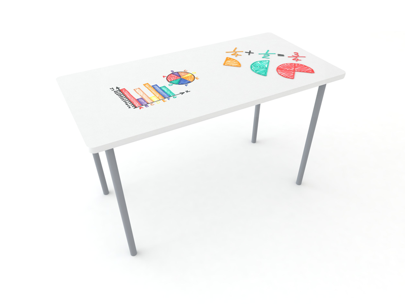Buddy Whiteboard Rectangle 1600×800 Table